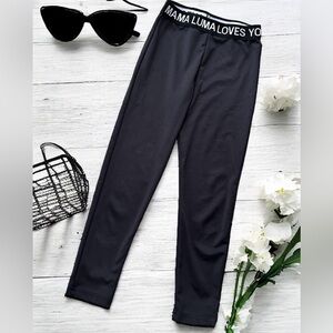 Mama Luma Girls Leggings Athletic Yoga Size 9 10